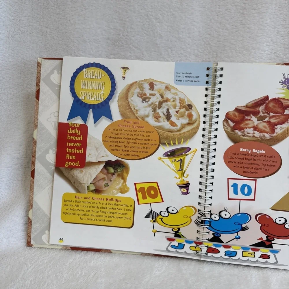 Better Homes and Gardens New Junior Cookbook 1997 Ring Bound 6th Edition